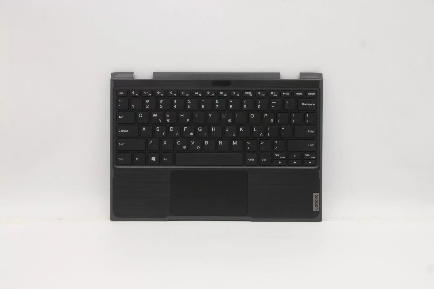 Lenovo 300e 2nd Gen toetsenbord met bovenbehuizing, Grieks, grijs – 5CB1B02716