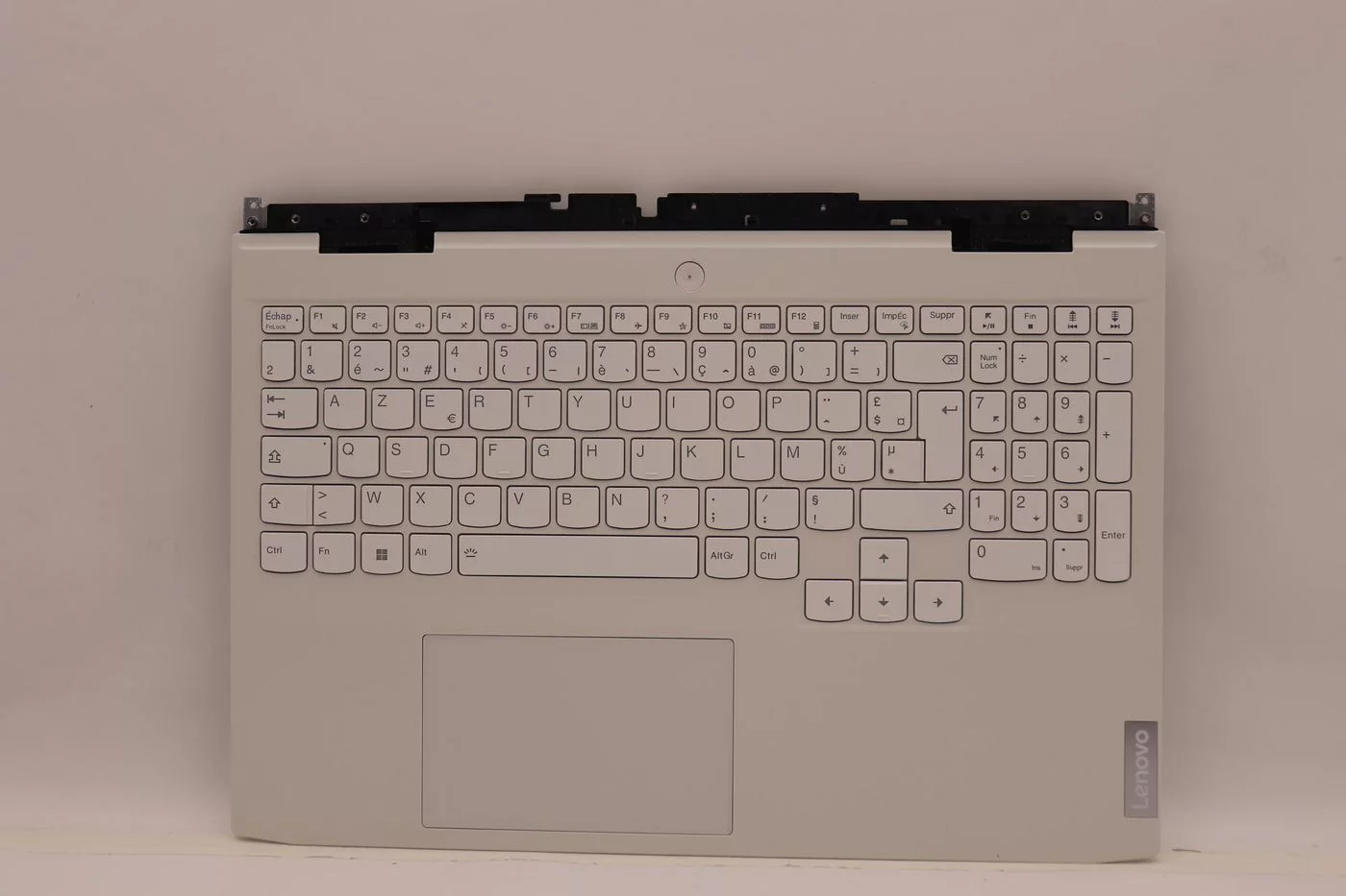 Lenovo IdeaPad Gaming 3 15IAH7 topcase met Frans toetsenbord – wit – 5CB1H38857