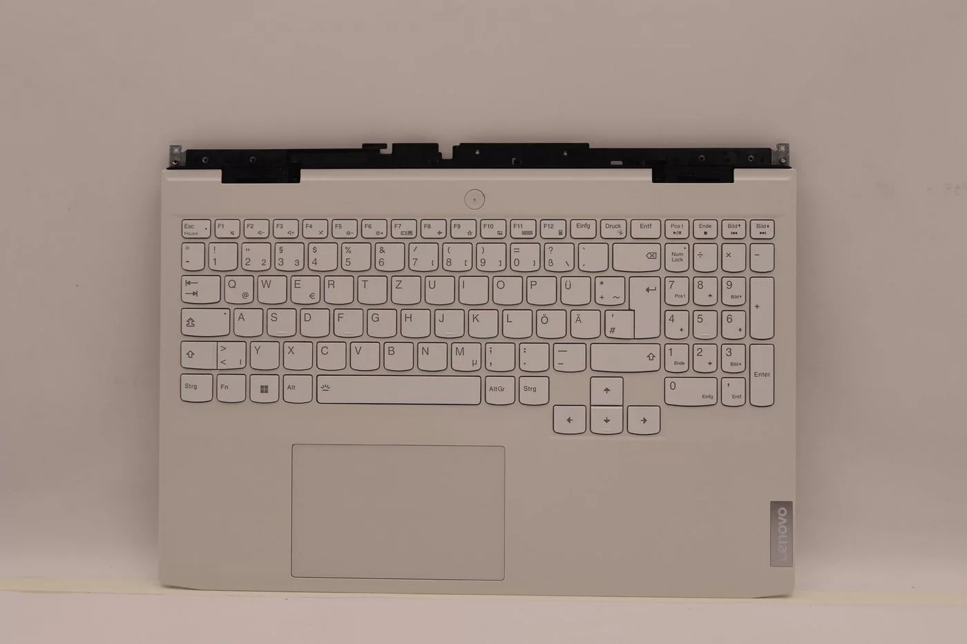 Lenovo IdeaPad Gaming 3 15IAH7 toetsenbordbehuizing – Duits, wit – 5CB1H38858