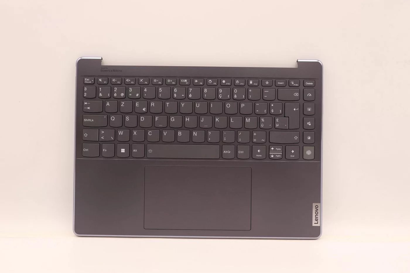 Lenovo IdeaPad 9 14IAP7 toetsenbord met bovenbehuizing – Belgische indeling, grijs – 5CB1H23727