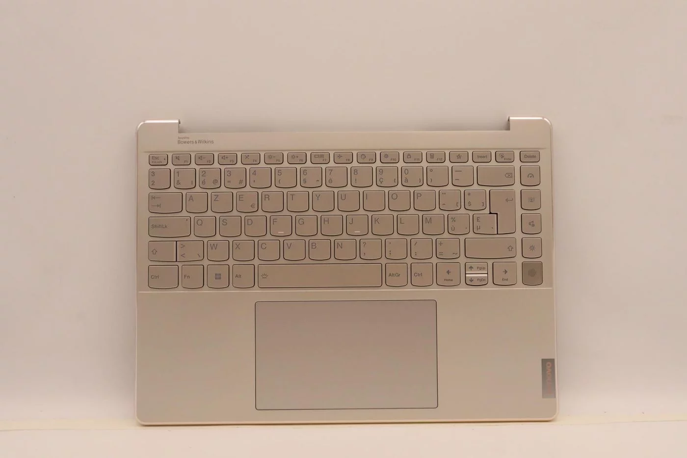 Lenovo IdeaPad 9 14IAP7 toetsenbord met bovenbehuizing – Belgische indeling, oatmeal – 5CB1H23740