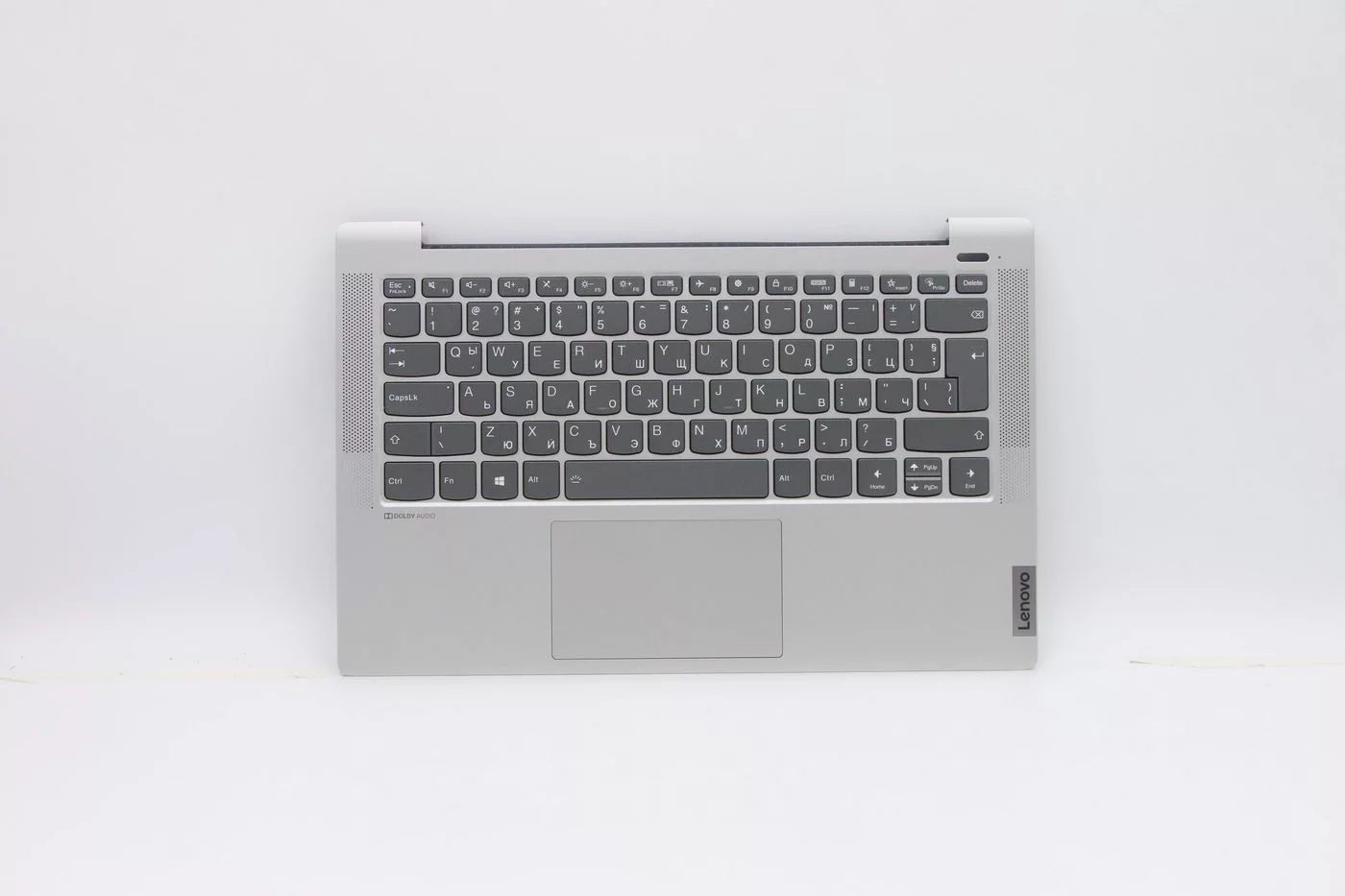 Lenovo IdeaPad 5-14IIL05 toetsenbord- en palmrestmodule – zilver, Bulgaars – 5CB0Y89052