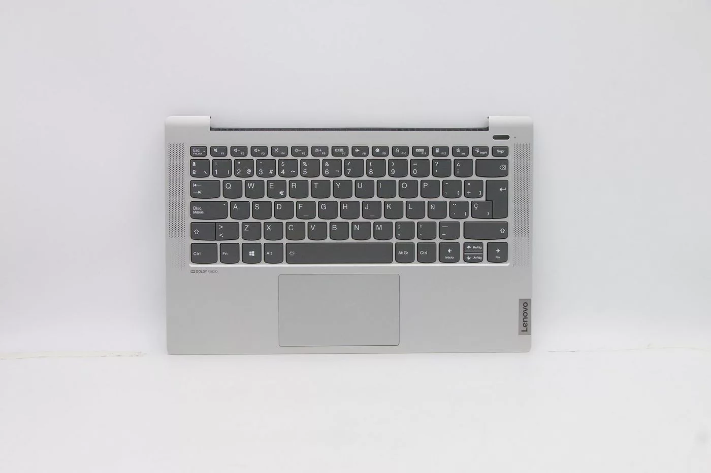 Lenovo IdeaPad 5-14IIL05 toetsenbord-cover – Spaans, zilverkleurig, verlicht – 5CB0Y88714