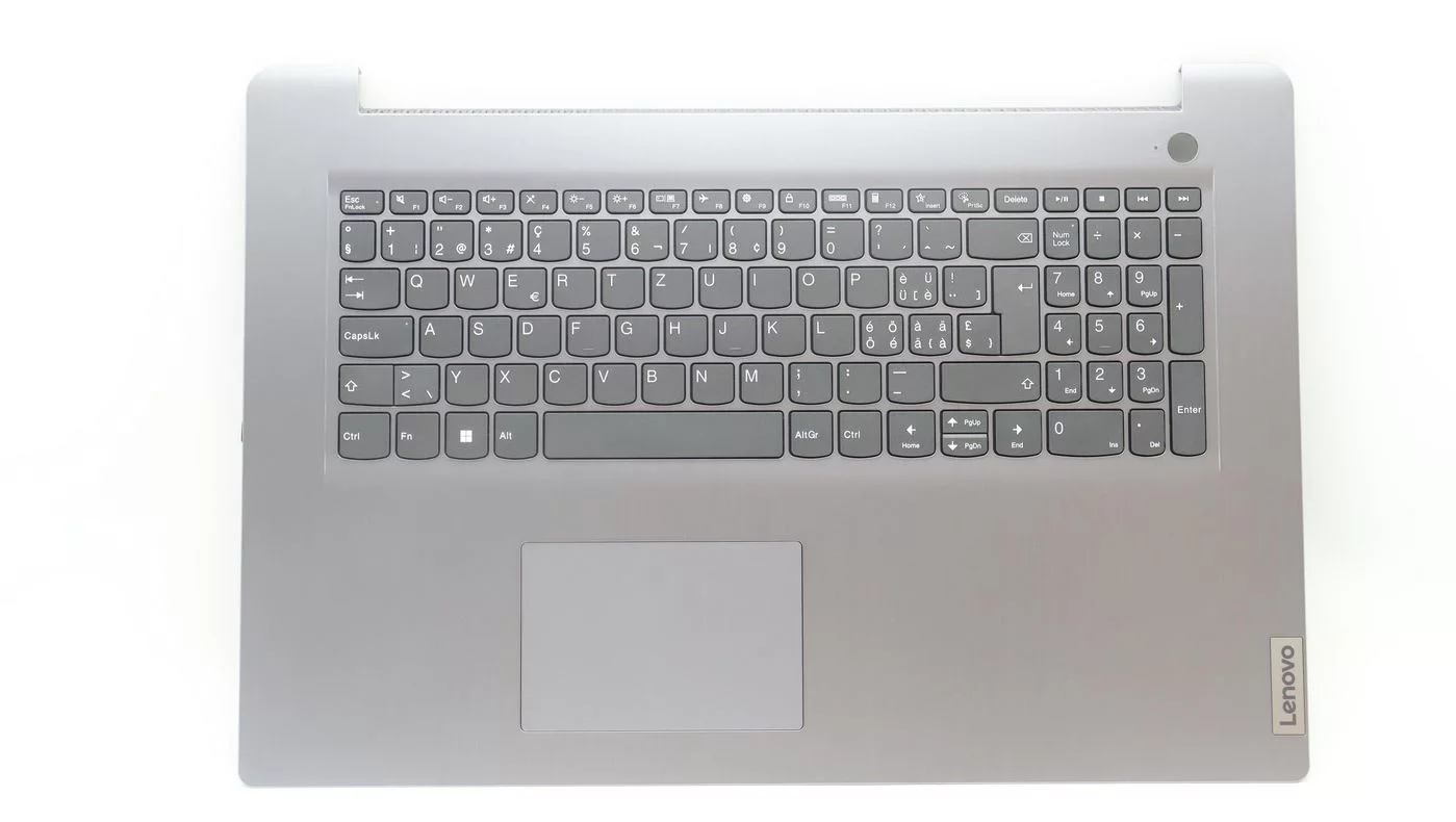 Lenovo IdeaPad 3 17IRU7 bovenbehuizing met toetsenbord – Arctic Grey, Zwitsers – 5CB1L55588