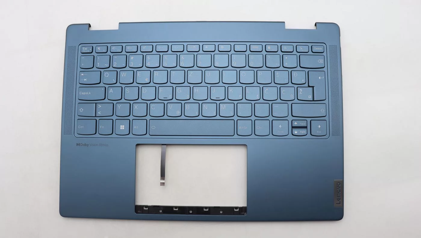 Lenovo Yoga 7 14IRL8 bovenbehuizing met Sloveens toetsenbord – Tidal Teal – 5CB1L40863