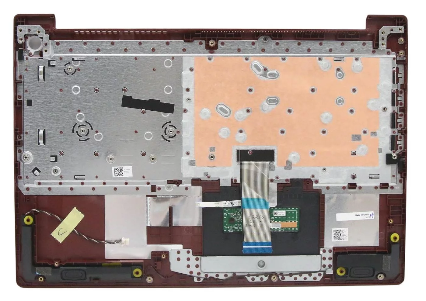 Lenovo IdeaPad 3 bovenbehuizing met toetsenbord – VS-indeling, rood – 5CB0X57596