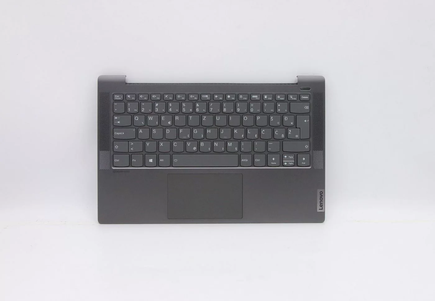 Lenovo C81YM toetsenbord met bovenbehuizing – zwart, verlicht en met vingerafdruksensor – 5CB1A14012