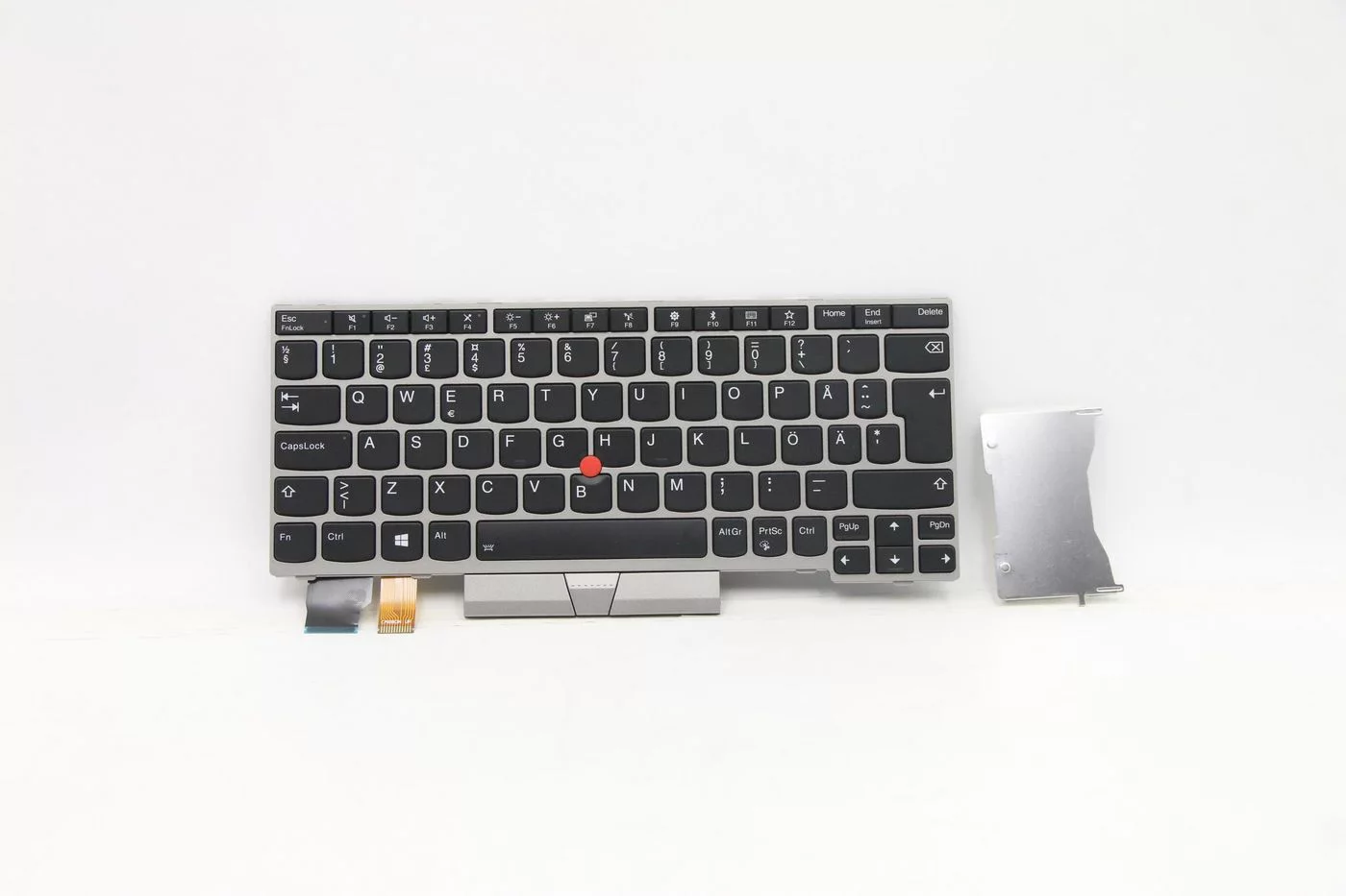 Lenovo ThinkPad L13 Yoga-toetsenbord – zilver, Zweeds/Fins – 01YP945