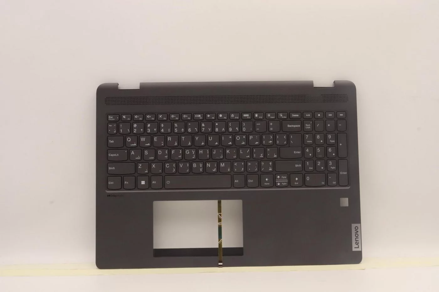 Lenovo IdeaPad 5 16IAU7 toetsenbord-topcase – Arabische indeling, leigrijs – 5CB1H80897