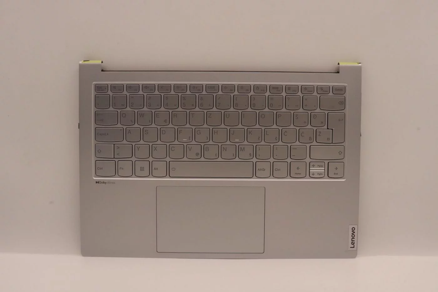 Lenovo Yoga 7 14IAH7 bovenbehuizing met Sloveens toetsenbord – Cloud Grey – 5CB1J23612