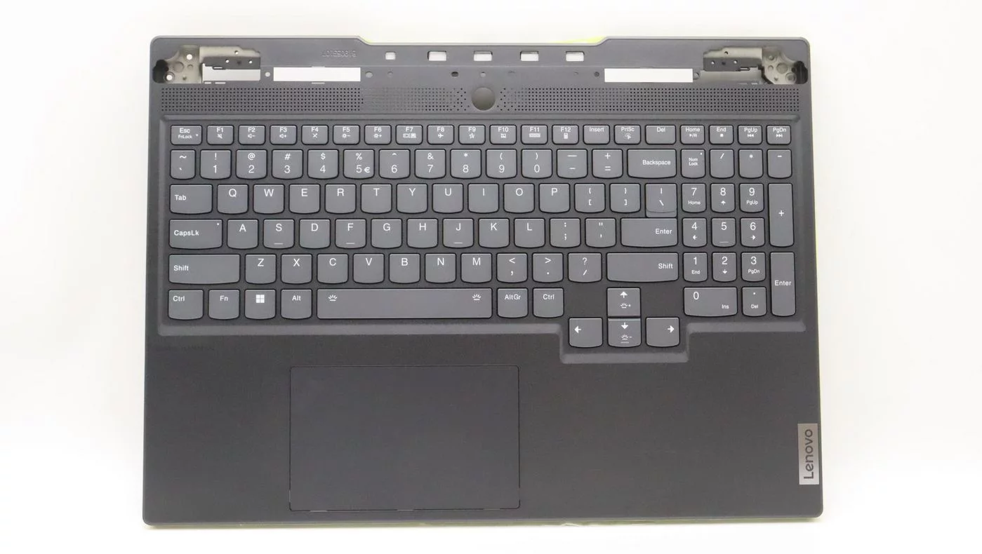 Lenovo Legion S7-16ARHA7 toetsenbord-topcase – Onyx Grey, RGB-verlichting – 5CB1J31458