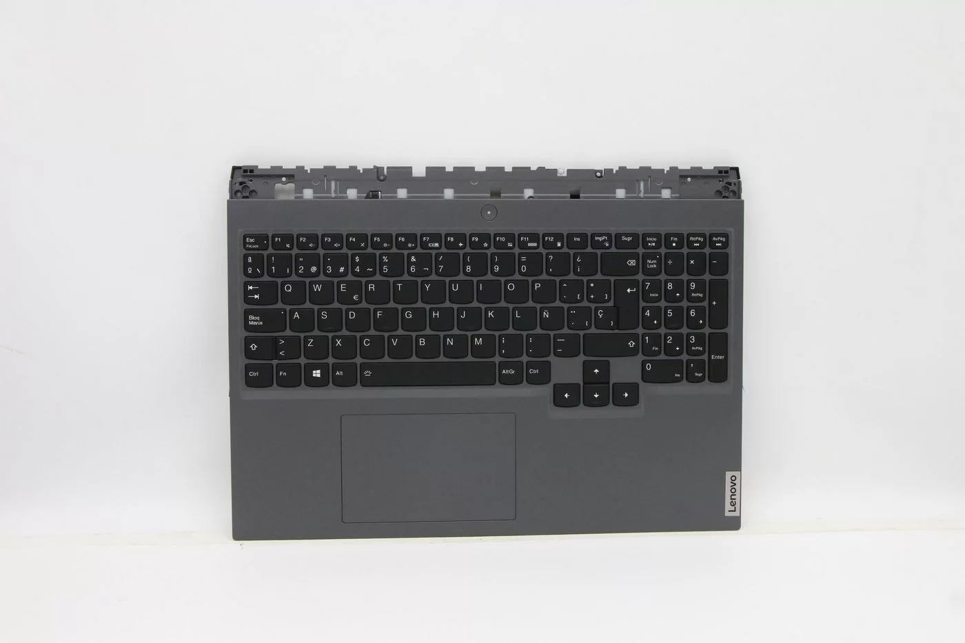 Lenovo Legion 5 Pro-16ACH6H toetsenbord met bovenbehuizing – Spaans, grijs – 5CB1C14905