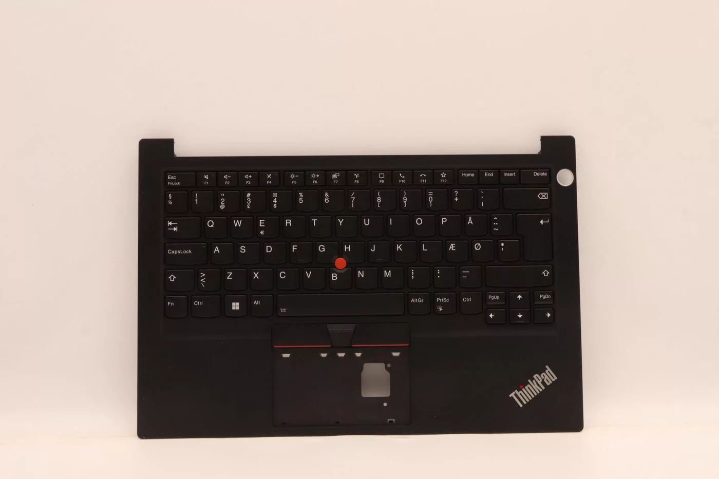 Lenovo ThinkPad E14 Gen 4 toetsenbord met palmsteun – Deens, verlicht en met vingerafdruklezer – 5M11H59031