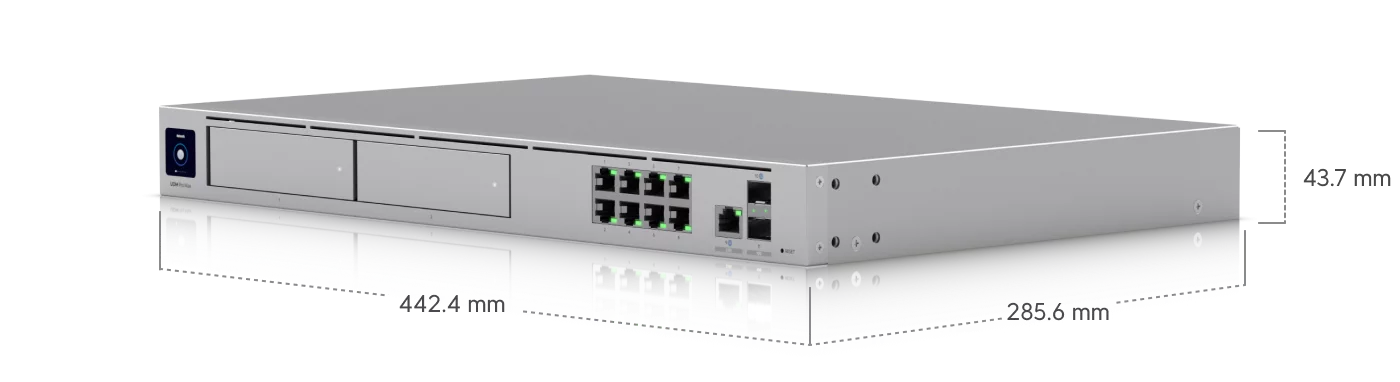 Ubiquiti Dream Machine Pro Max UDM-Pro-Max in perspectief