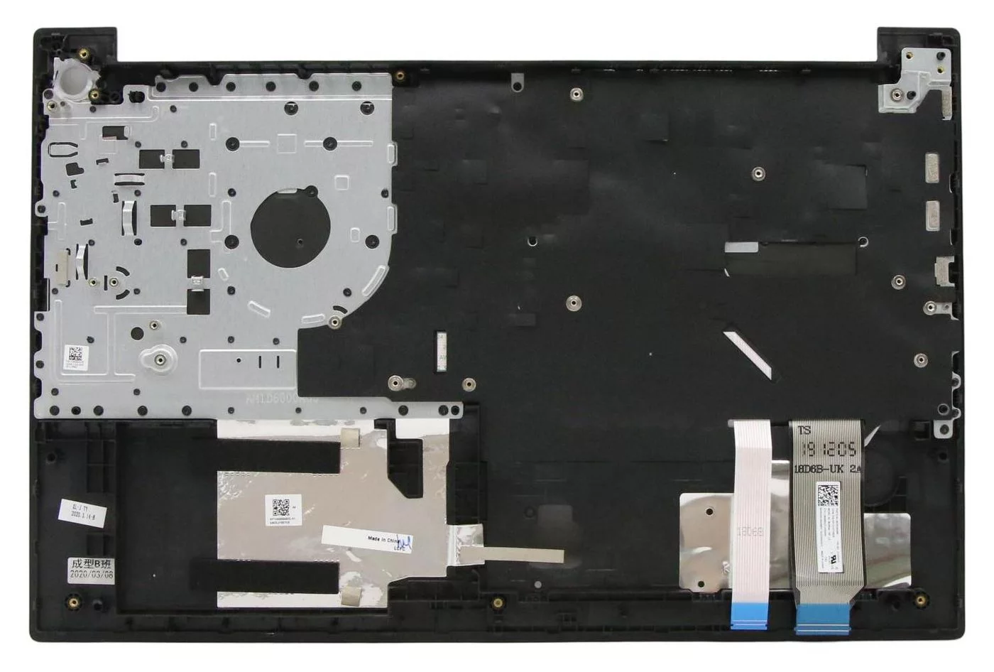 Lenovo ThinkPad E15 toetsenbordassemblage – Nordic, zwart en verlicht – 5M10V16914