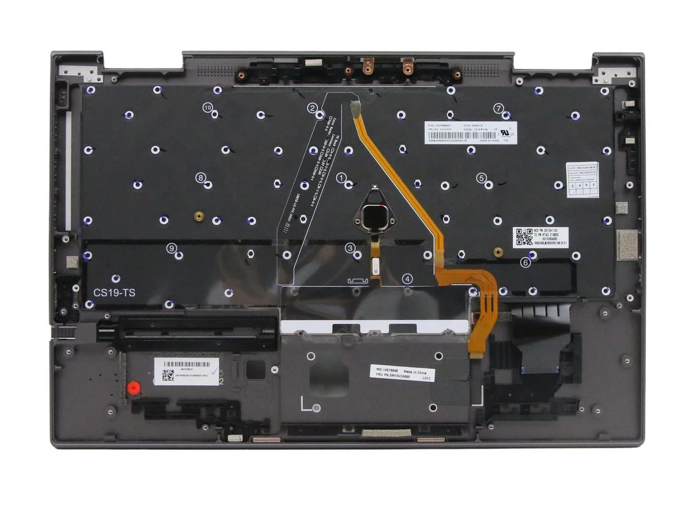 Lenovo ThinkPad X1 Yoga Gen 4 toetsenbordmodule – Griekse indeling – 5M10V24923