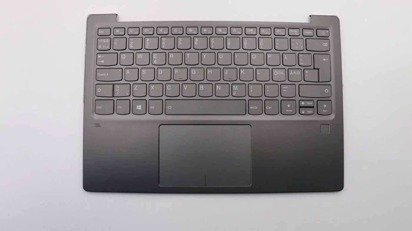 Lenovo IdeaPad 720S Upper case met toetsenbord – Nordic-indeling – 5CB0P18907
