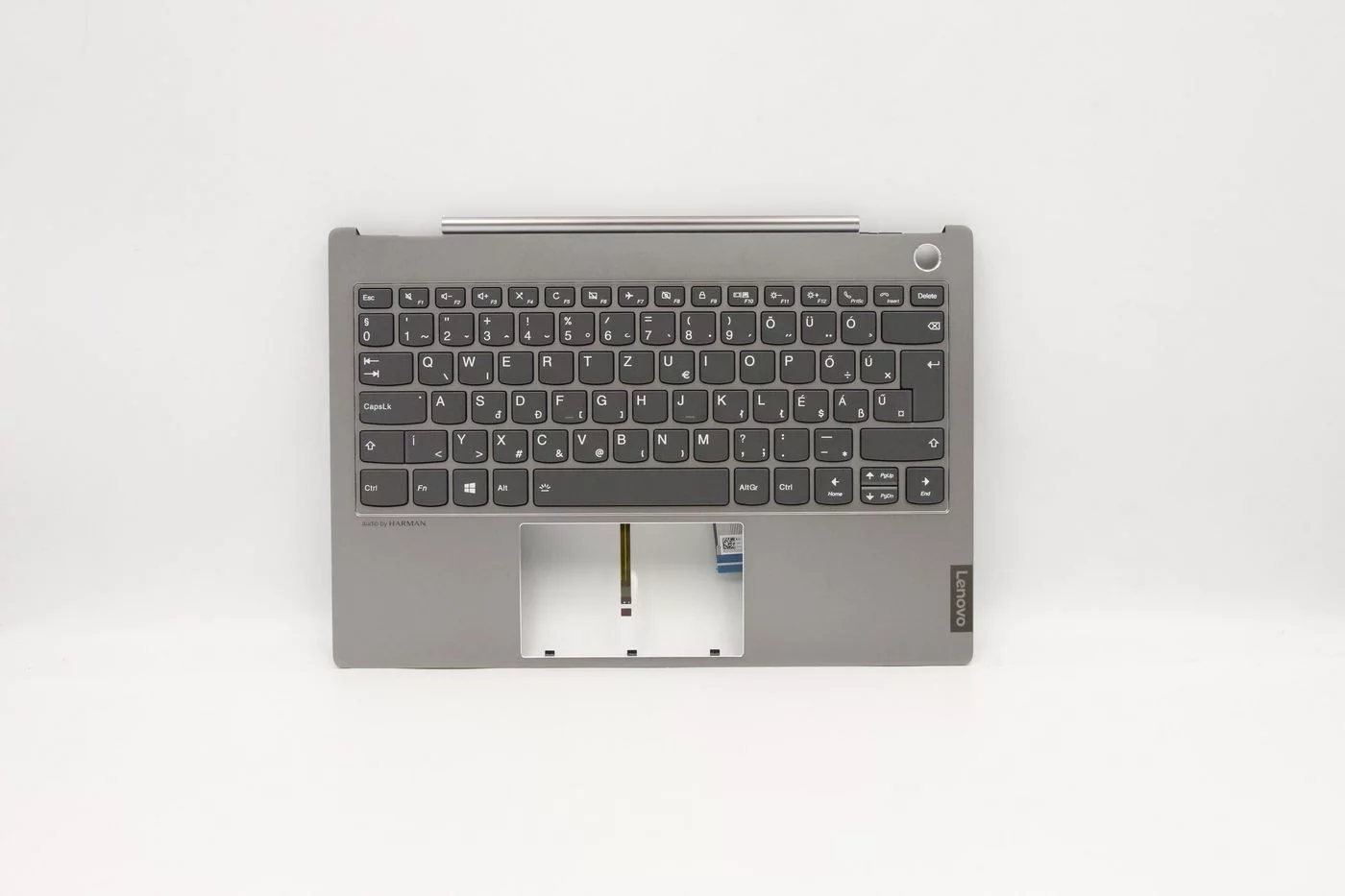Lenovo ThinkBook 13s-IML toetsenbord met palmsteun – Hongaarse indeling, grijs – 5CB0W44279