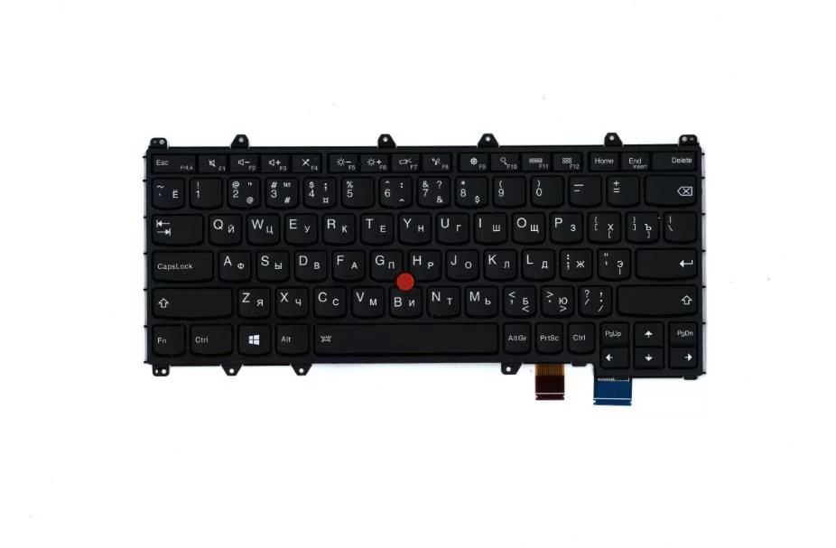 Lenovo ThinkPad Yoga 260 toetsenbord – Russische indeling, zwart – 00PA147