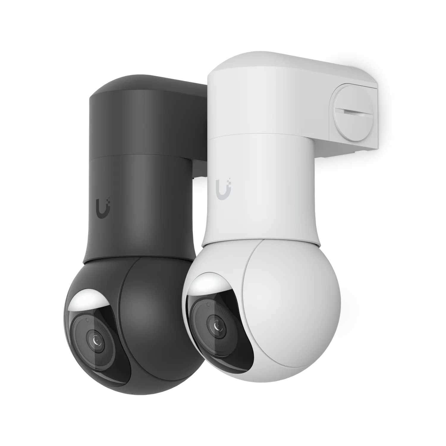 Ubiquiti G5 PTZ conduit adapter (UACC-G5-PTZ-CA) getoond met G5 PTZ camera in wit