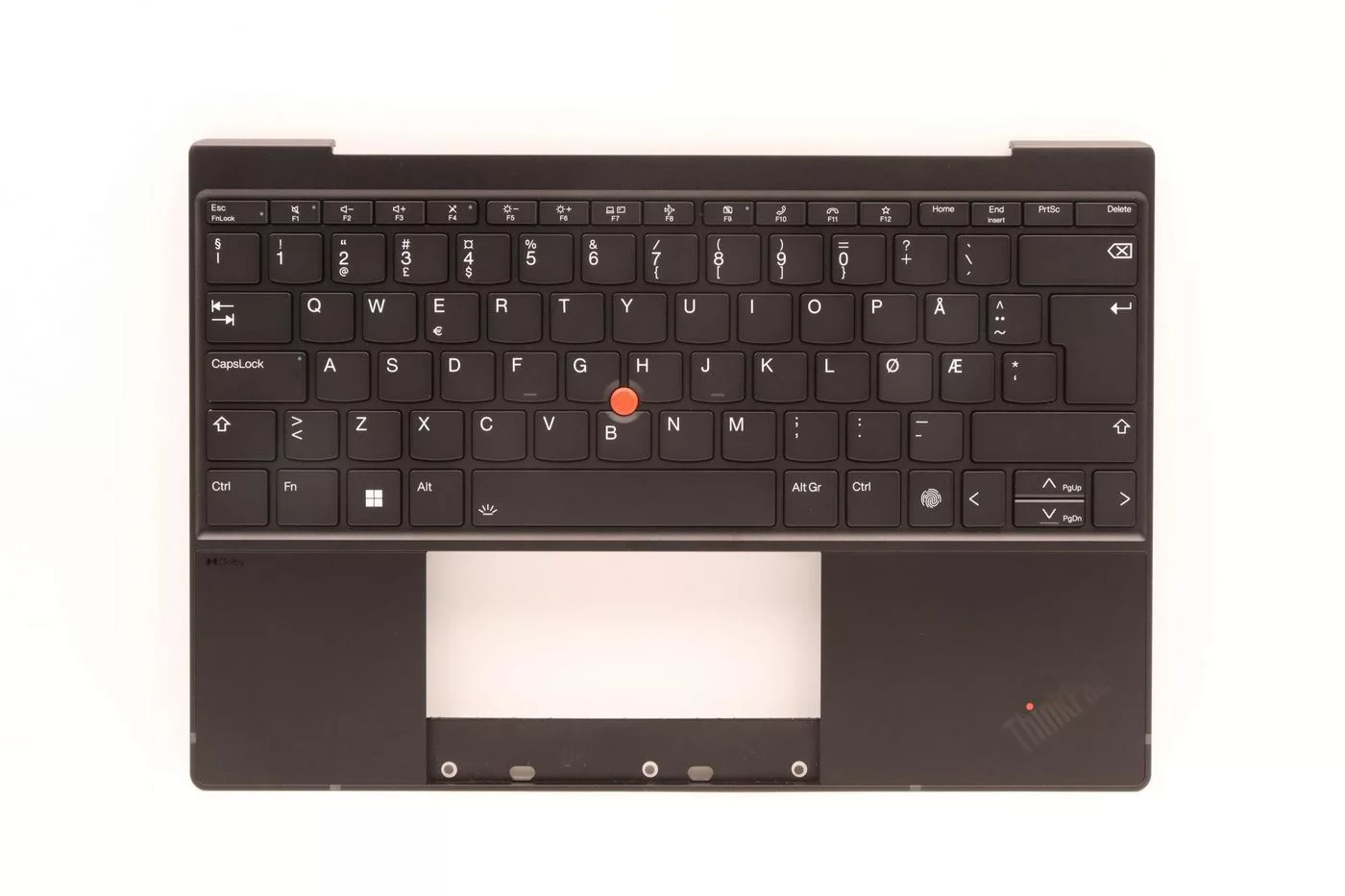 Lenovo ThinkPad Z13 Gen 1 toetsenbord met bovenbehuizing – Noors, zwart en verlicht – 5M11H95052
