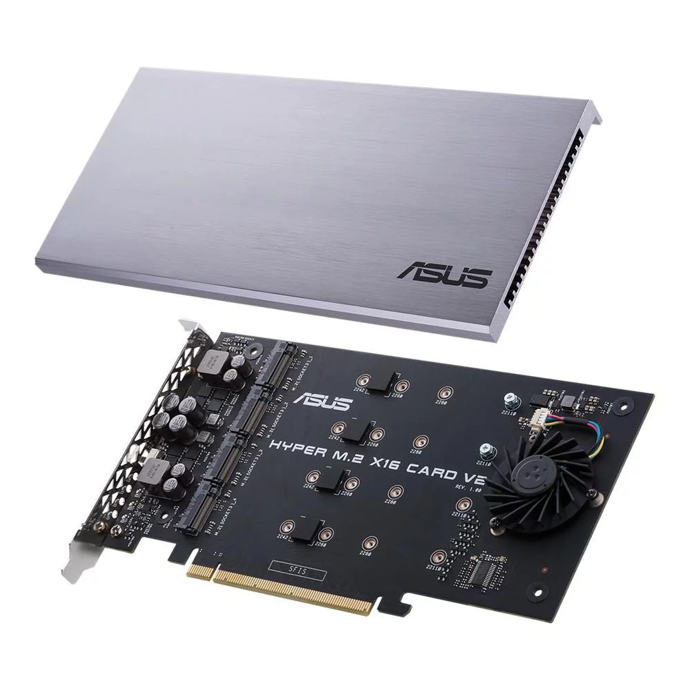 ASUS HYPER M.2 X16 CARD V2 uitbreidingskaart – vier M.2-slots – 90MC06P0-M0EAY0