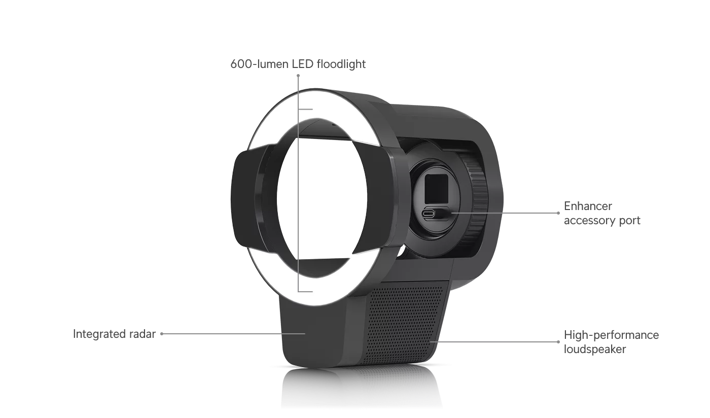Ubiquiti AI Enhancer UACC-AI-Pro-Enhancer in zwart, schuin vooraanzicht