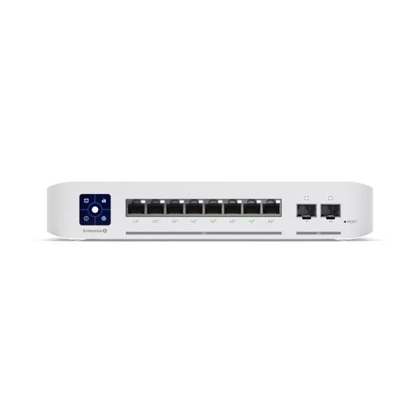 Ubiquiti USW-Enterprise-8-PoE Switch – 8×2.5GbE PoE+ / 2×10G SFP+ – USW-ENTERPRISE-8-POE