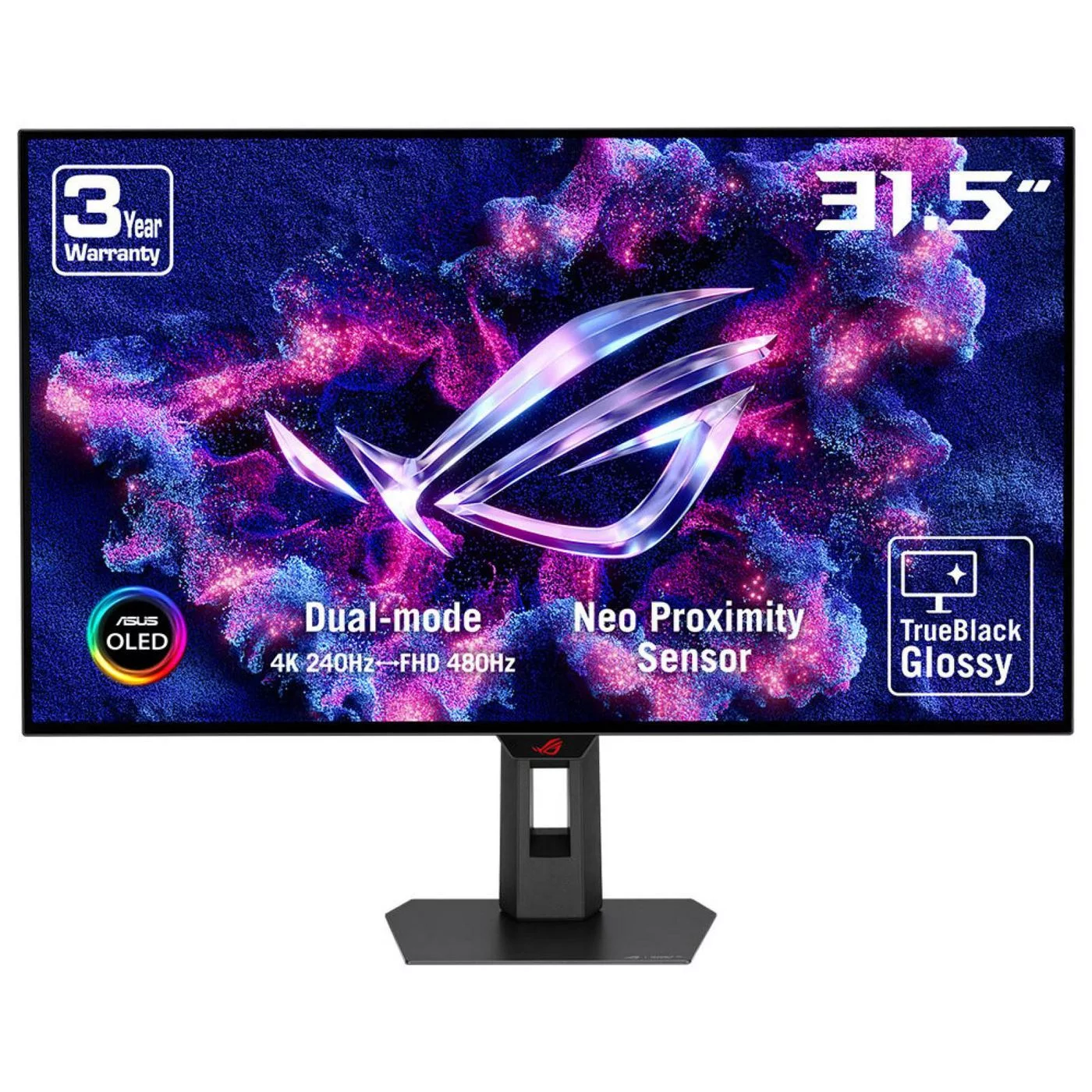 ASUS ROG Strix OLED XG32UCWMG gamingmonitor – 4K 240 Hz / FHD 480 Hz – XG32UCWMG