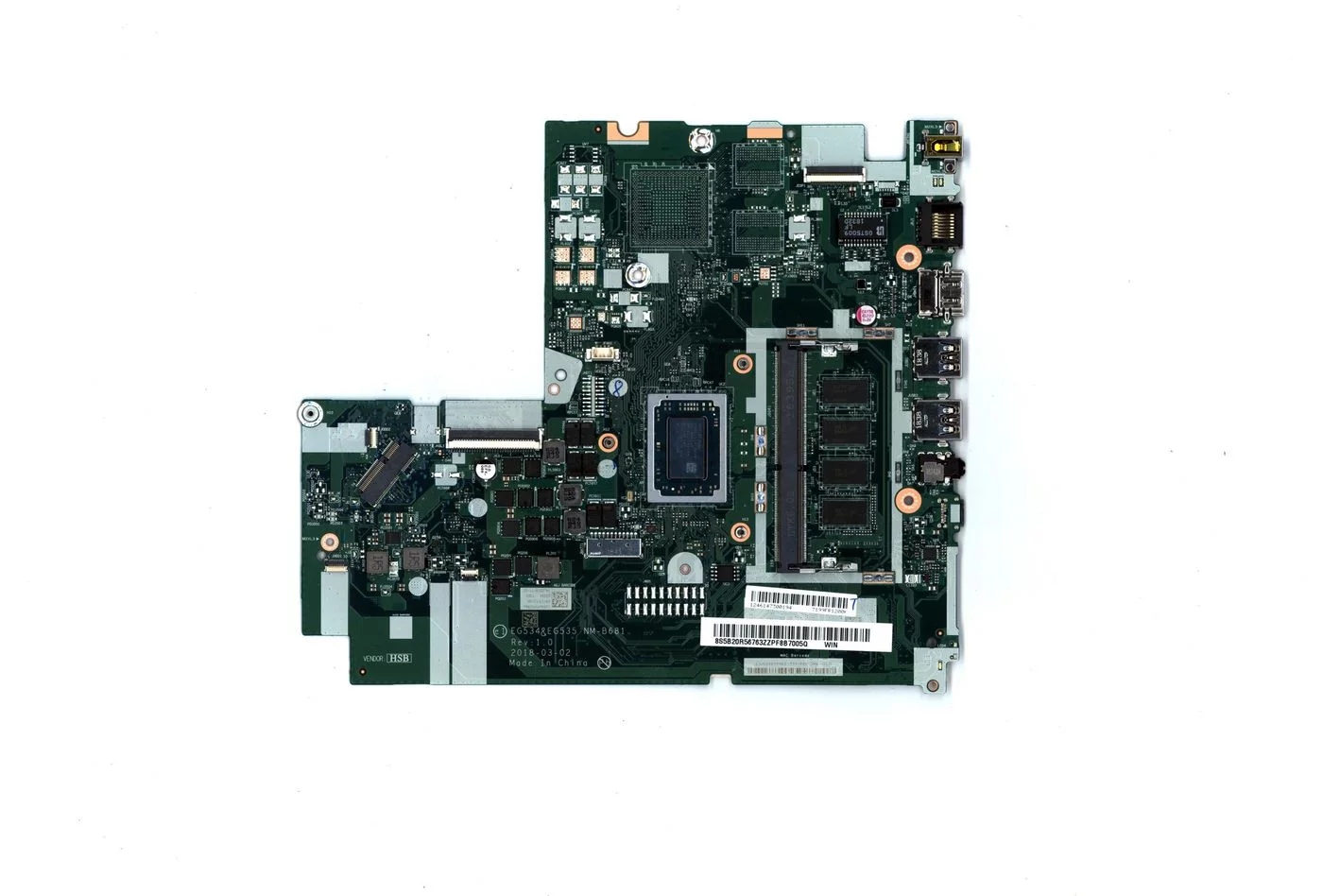 Lenovo IdeaPad 330-15ARR laptopmoederbord – AMD Ryzen 3 2200U – 5B20R56763