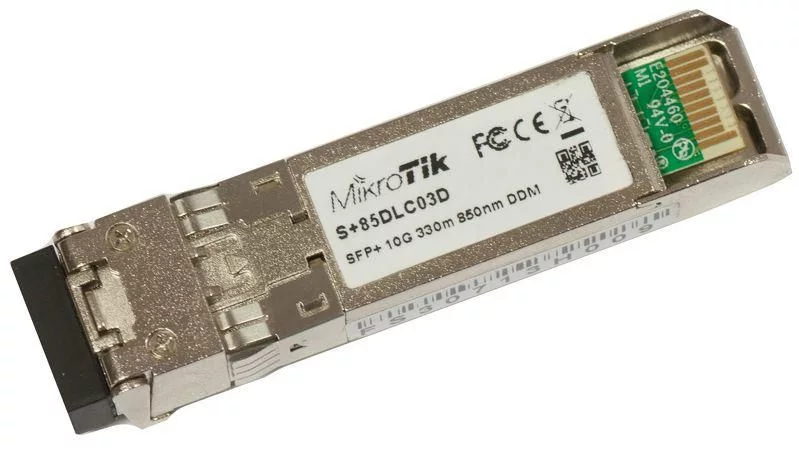 MikroTik S+85DLC03D SFP+ glasvezeltransceiver – multimode 10G, 300 m – S+85DLC03D