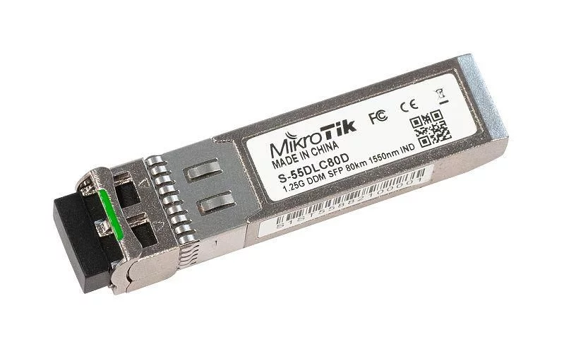 MikroTik S-55DLC80D SFP-transceiver – 1,25 Gbit/s, singlemode, 80 km