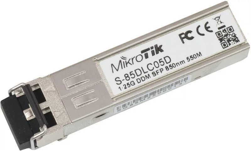 MikroTik S-85DLC05D multimode SFP-transceiver – 1,25G, 550 m