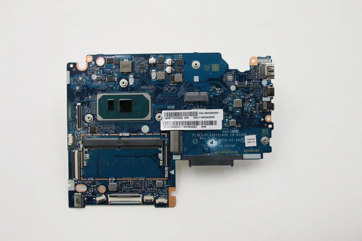 Lenovo IdeaPad S340-14IIL-moederbord – Intel Core i3 – 5B20W86997