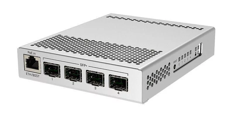 MikroTik CRS305-1G-4S+IN netwerkswitch – 4× SFP+ 10G – CRS305-1G-4S+IN