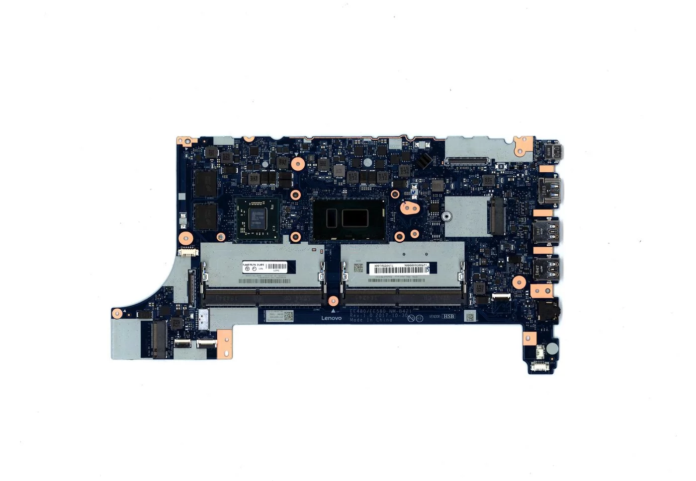 Lenovo ThinkPad E580 moederbord – Core i5-8250U en Radeon RX 550 – 01LW919