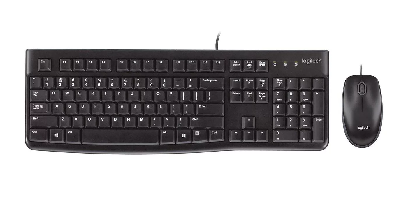 Logitech MK120 bedrade toetsenbord- en muiscombinatie – US International – 920-002562