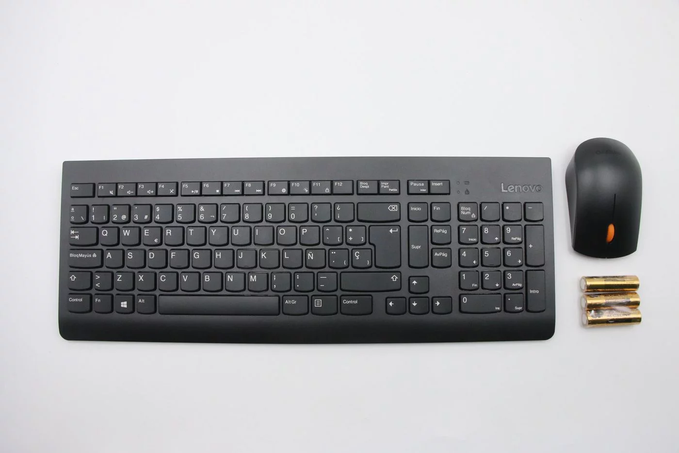 Lenovo Calliope draadloze toetsenbord- en muiscombinatie, zwart – 00XH828