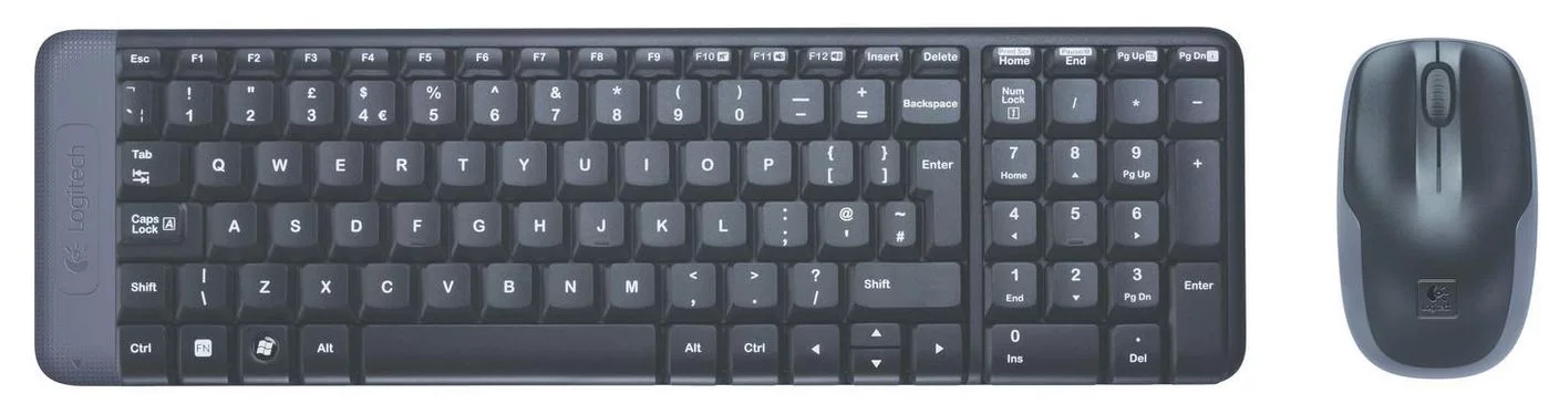 Logitech MK220 draadloze toetsenbord- en muisset – compacte uitvoering – 920-003161