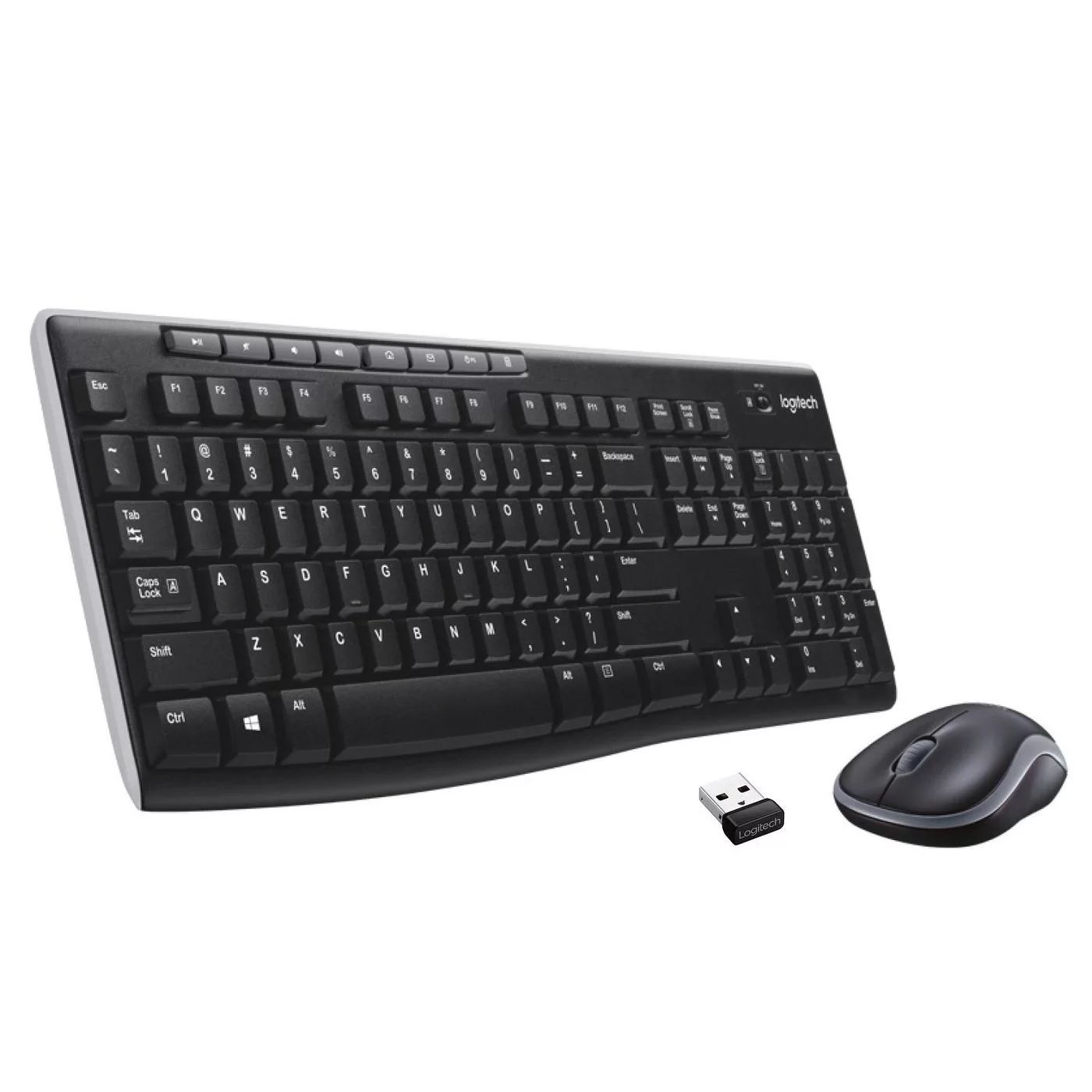 Logitech MK270 draadloze toetsenbord- en muiscombinatie – Zwitserse indeling – 920-004534
