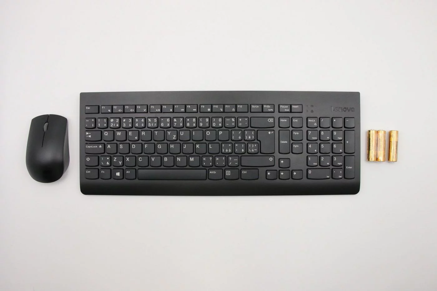 Lenovo Calliope draadloze toetsenbord- en muisset – Tsjechisch/Slowaakse indeling – 00XH995