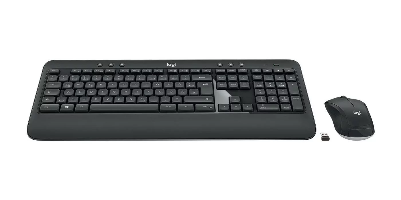 Logitech MK540 Advanced draadloze toetsenbord- en muiscombinatie – Duitse indeling – 920-008675