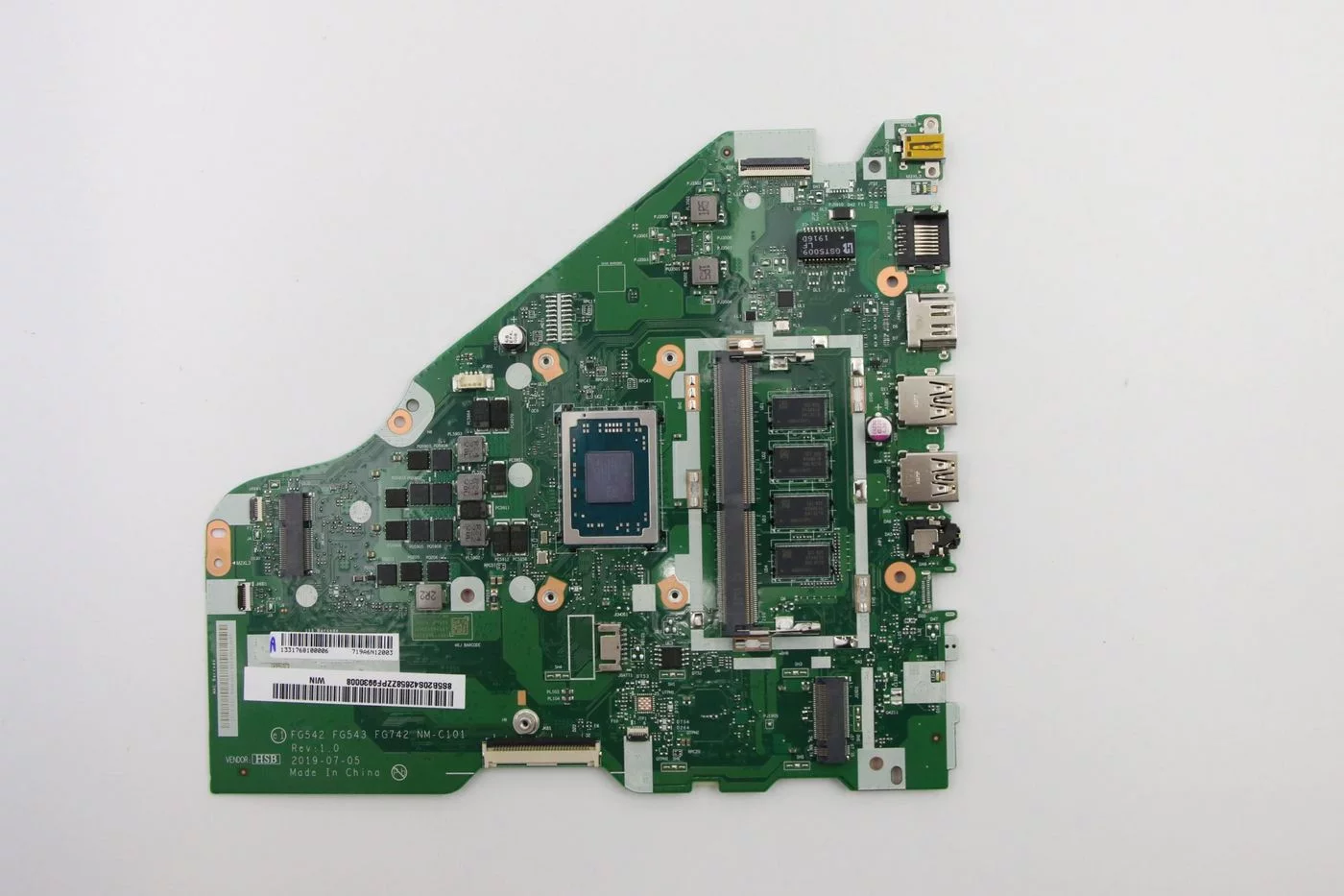 Lenovo 81V5 moederbord – Ryzen 3 3200U en 4 GB UMA – 5B20S42658
