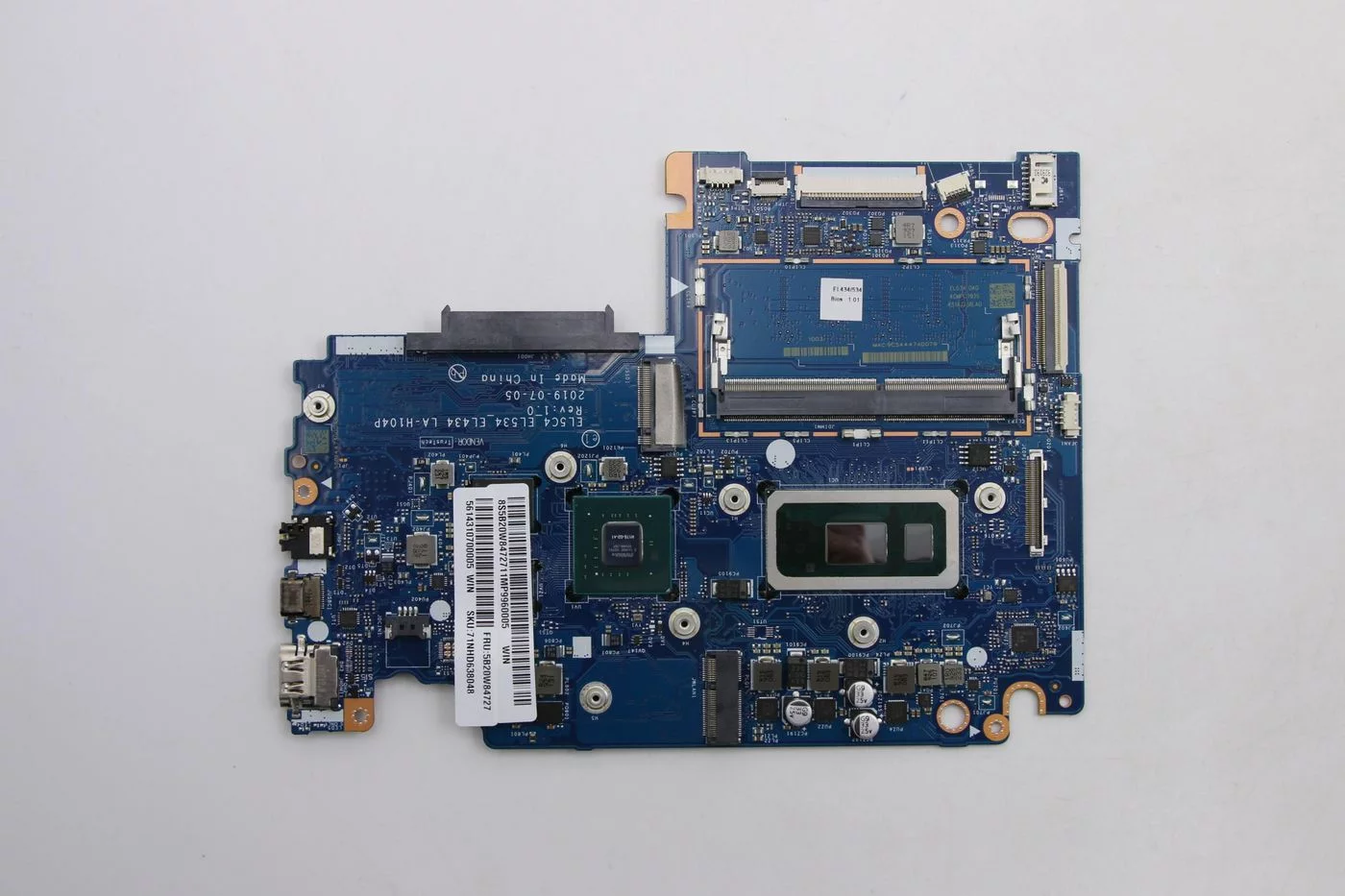Lenovo IdeaPad S340-15IML moederbord – Intel Core i7-10510U en GeForce MX250 – 5B20W84727