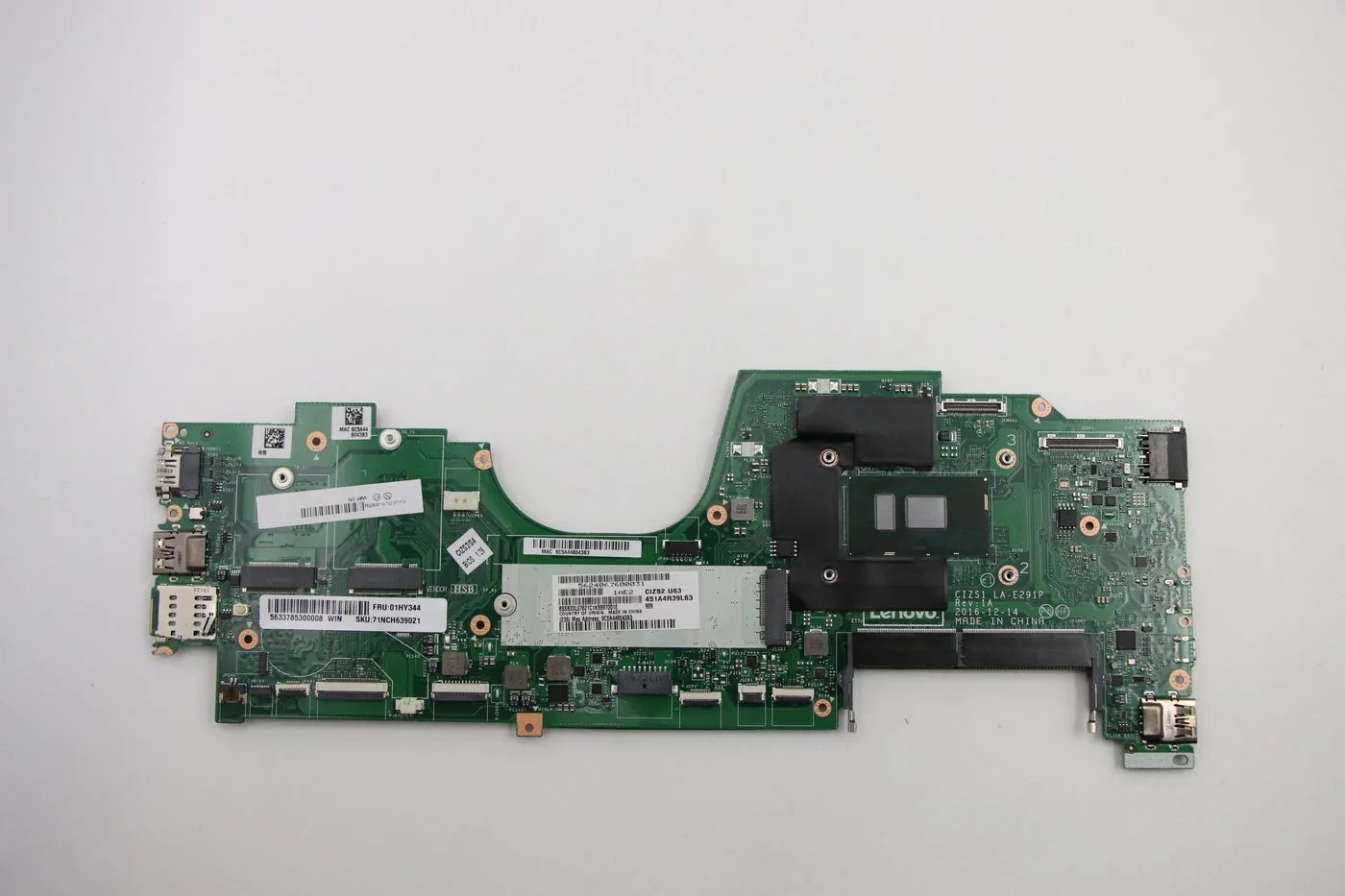 Lenovo ThinkPad Yoga 370 moederbord – Intel Core i5-7300U – 01HY344