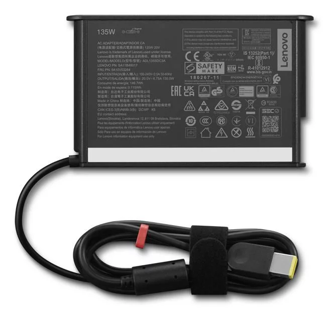 Lenovo ThinkCentre 135W AC Adapter Gen 2 – Slim Tip – 4X21L38724