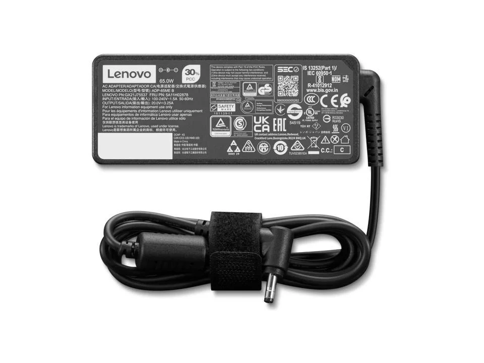 Lenovo 65W AC Adapter netadapter – ronde stekker, EU – 4X21K07722
