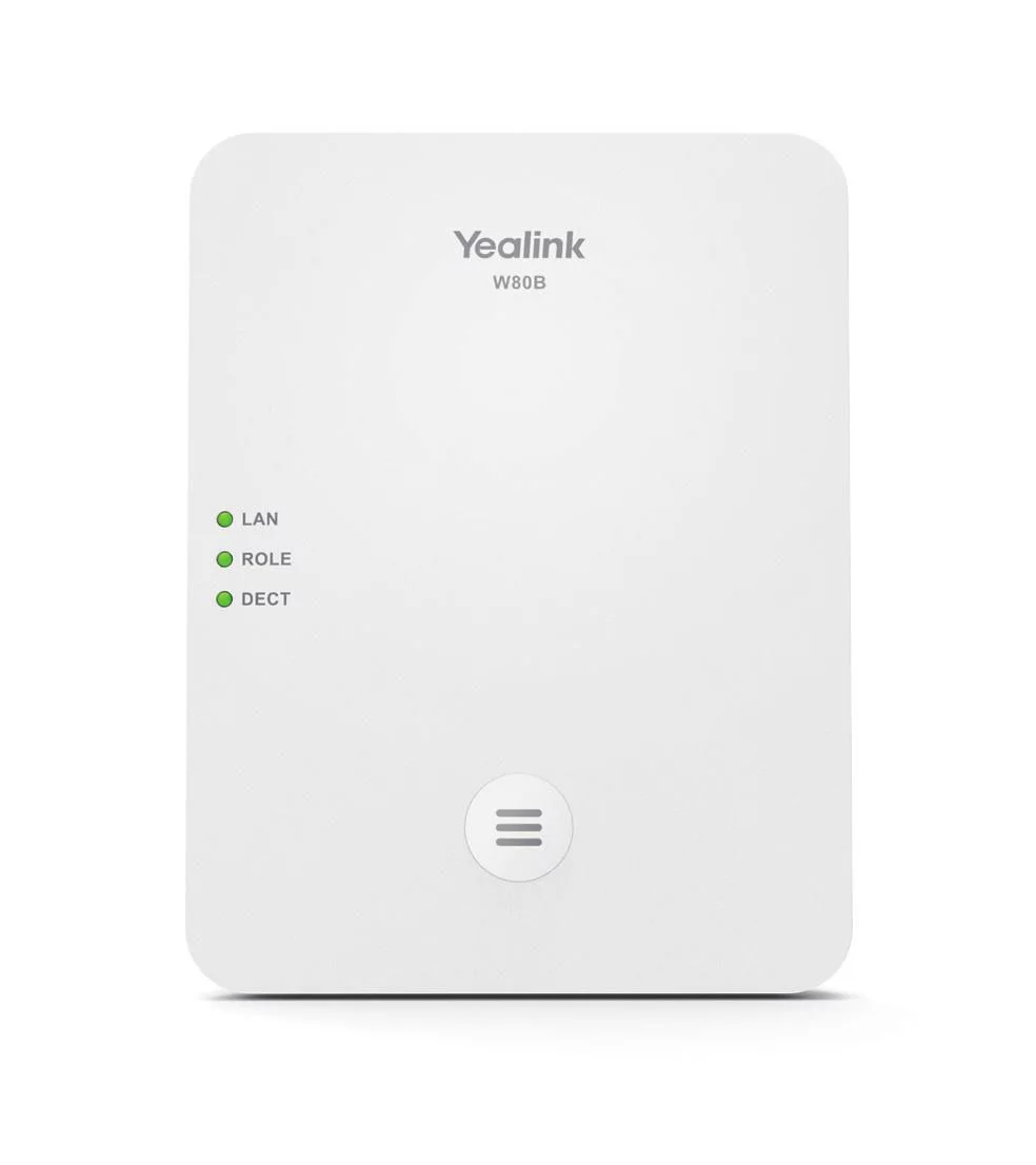 Yealink W80B DECT-basisstation – PoE en multi-cell – W80B