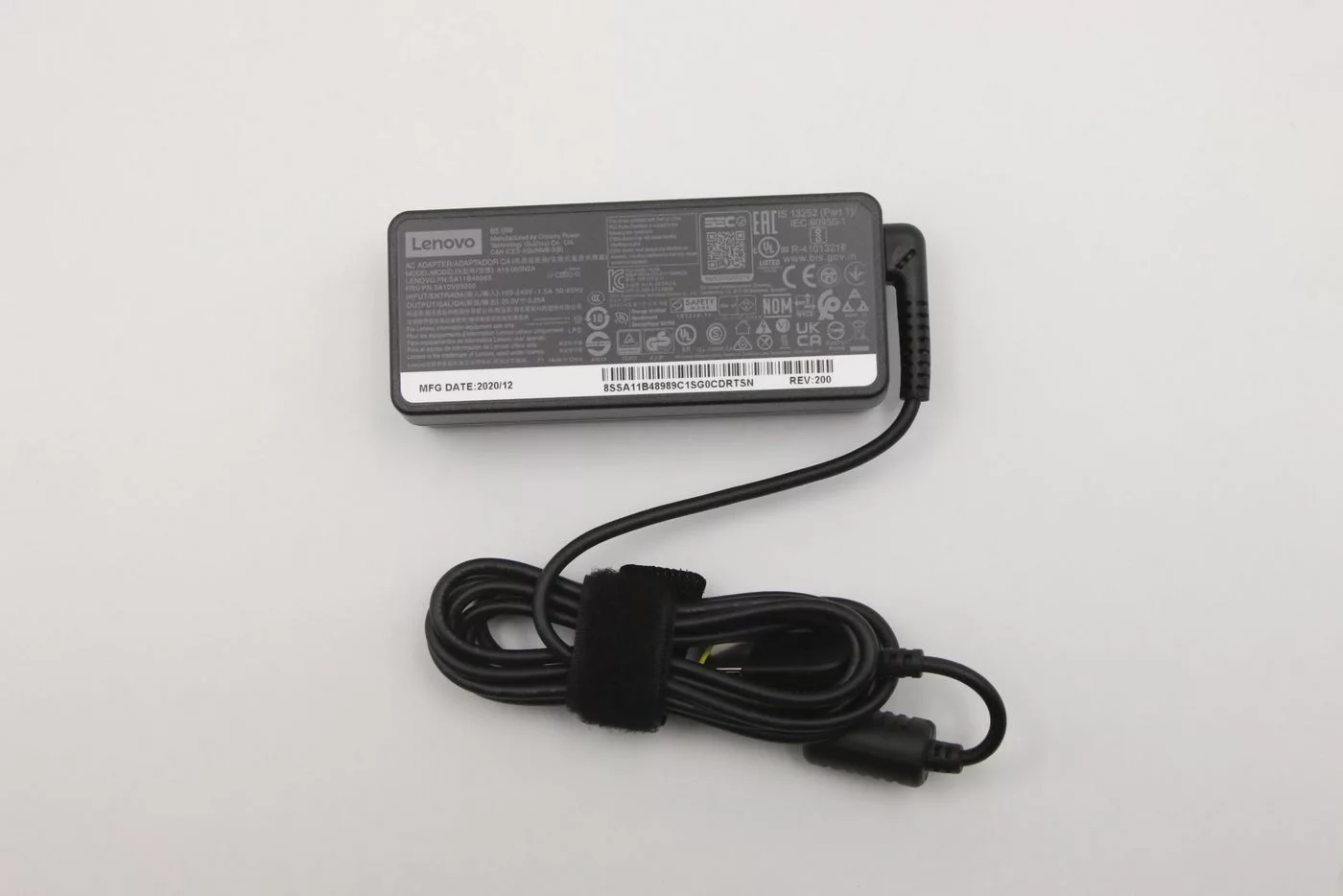 Lenovo 65W AC-adapter – Slim Tip-aansluiting – 5A10V03250