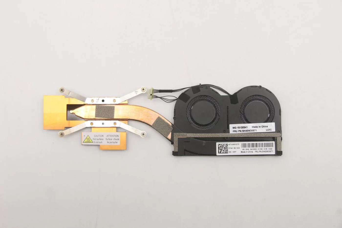 Lenovo ThinkPad thermische module met ventilator – X1 Carbon Gen 9/X1 Yoga Gen 6 – 5H40W36671
